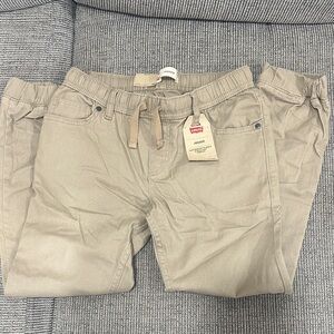 Levi's Khaki Jogger Drawstring Pants